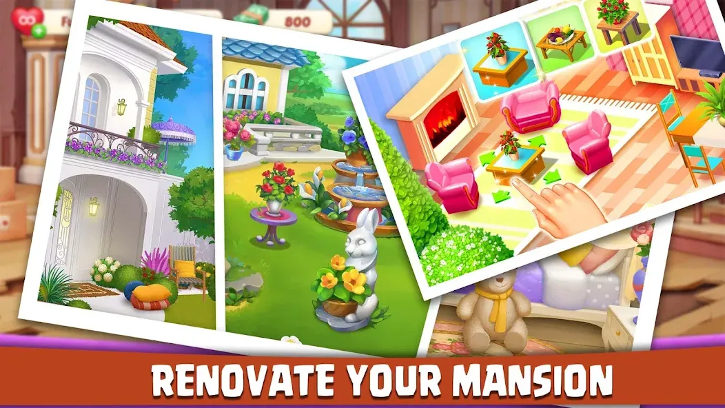 House Design: Redecor Makeover (Хаус Дизайн) МОД/Взлом [Меню, Бесконечные монеты и Открытые уровни] Screenshot 1