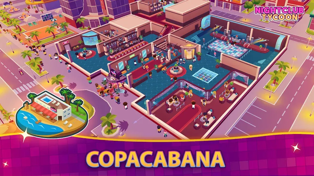 Nightclub Tycoon: Idle Empire МОД/Взлом [Меню, Бесконечные монеты и Открытые уровни] Screenshot 4