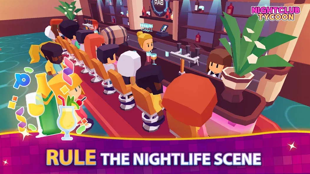 Nightclub Tycoon: Idle Empire МОД/Взлом [Меню, Бесконечные монеты и Открытые уровни] Screenshot 5