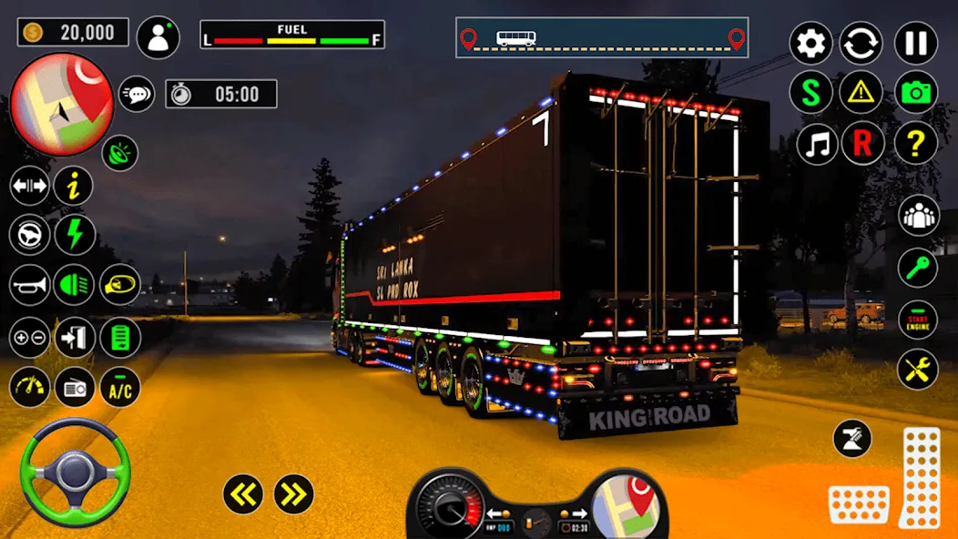 US Truck City Transport Sim 3d МОД/Взлом [Меню, Бесконечные монеты и Открытые уровни] Screenshot 2