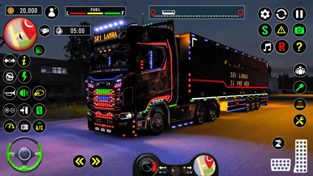 US Truck City Transport Sim 3d МОД/Взлом [Меню, Бесконечные монеты и Открытые уровни] Screenshot 3