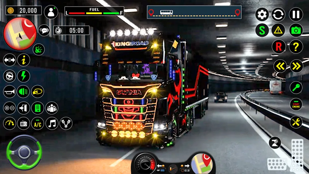 US Truck City Transport Sim 3d МОД/Взлом [Меню, Бесконечные монеты и Открытые уровни] Screenshot 4