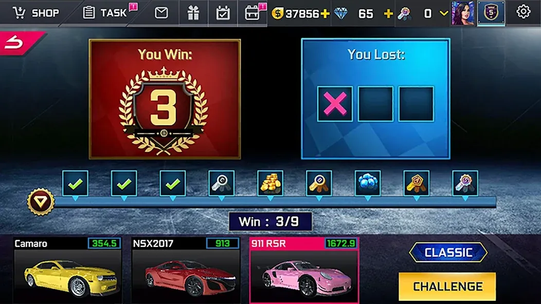 Street Racing HD (Стрит Рейсинг ХД) МОД/Взлом [Деньги, Монеты и Меню MOD] Screenshot 3