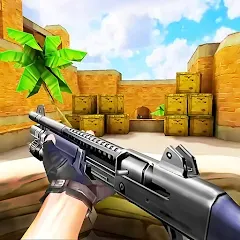 Скачать взломанную Gun Strike: FPS Shooter Game на Андроид (Мод: много денег и бесконечные патроны) бесплатно
