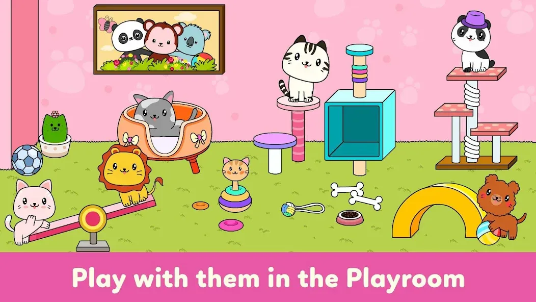 Tizi Town - My Pet Daycare МОД/Взлом [Много монет, Открытые уровни и Мега MOD] Screenshot 3
