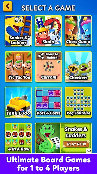 Family Board Games Offline МОД/Взлом [Много денег, Монет и Все открыто] Screenshot 1