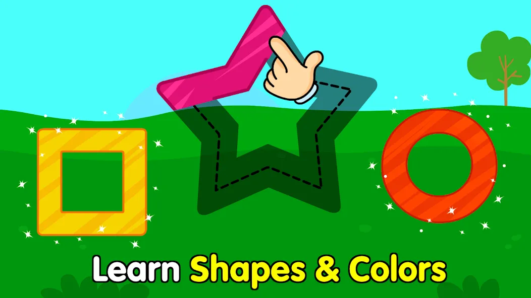 Shapes & Colors Games for Kids МОД/Взлом [Деньги, Монеты и Меню MOD] Screenshot 1
