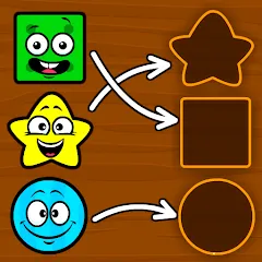 Скачать Shapes & Colors Games for Kids взлом (Все уровни разблокированы) на Андроид