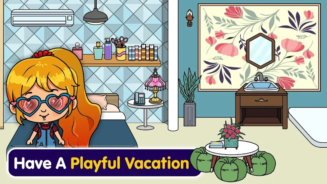Tizi Town - My Hotel Games МОД/Взлом [Много денег, Монет и Все открыто] Screenshot 3