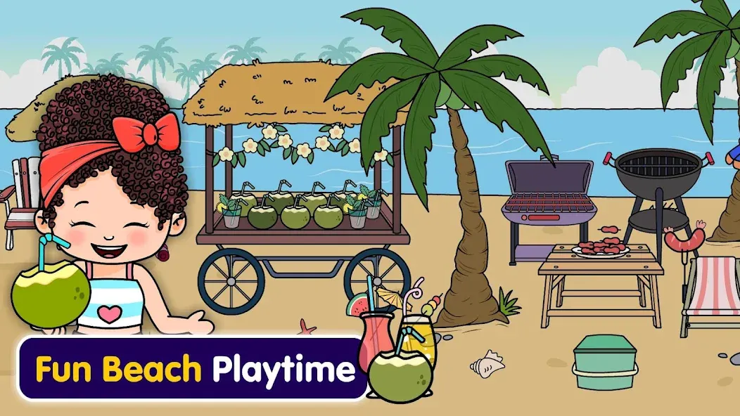 Tizi Town - My Hotel Games МОД/Взлом [Много денег, Монет и Все открыто] Screenshot 5