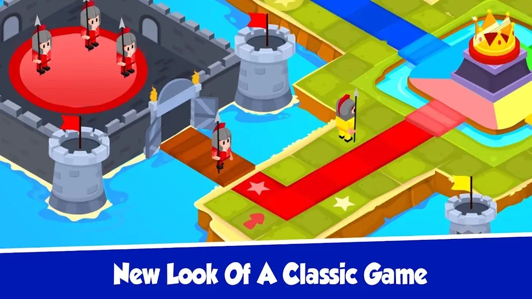 Ludo Offline Dice Board Game МОД/Взлом [Меню, Бесконечные монеты и Открытые уровни] Screenshot 2