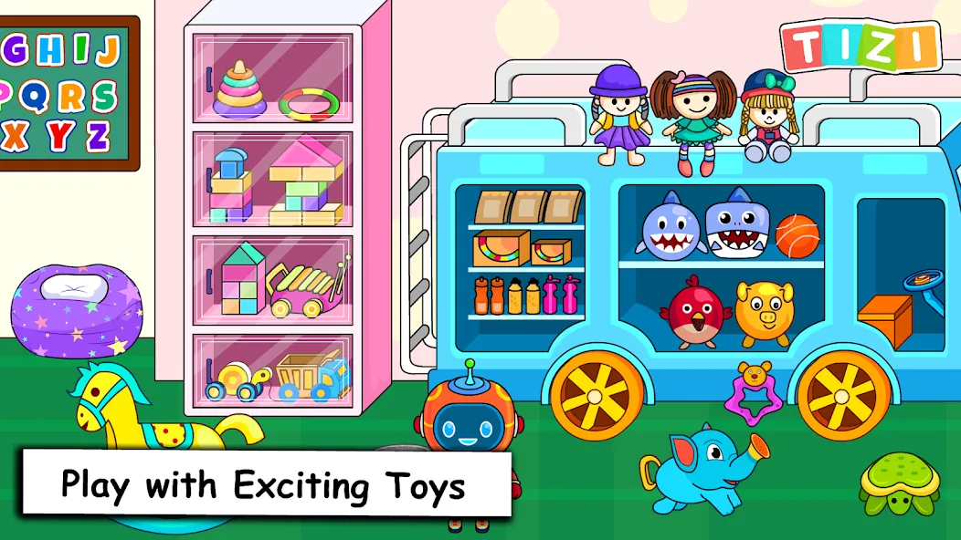 My Tizi Town Daycare Baby Game МОД/Взлом [Все открыто, Дополнительные деньги и Меню MOD] Screenshot 2