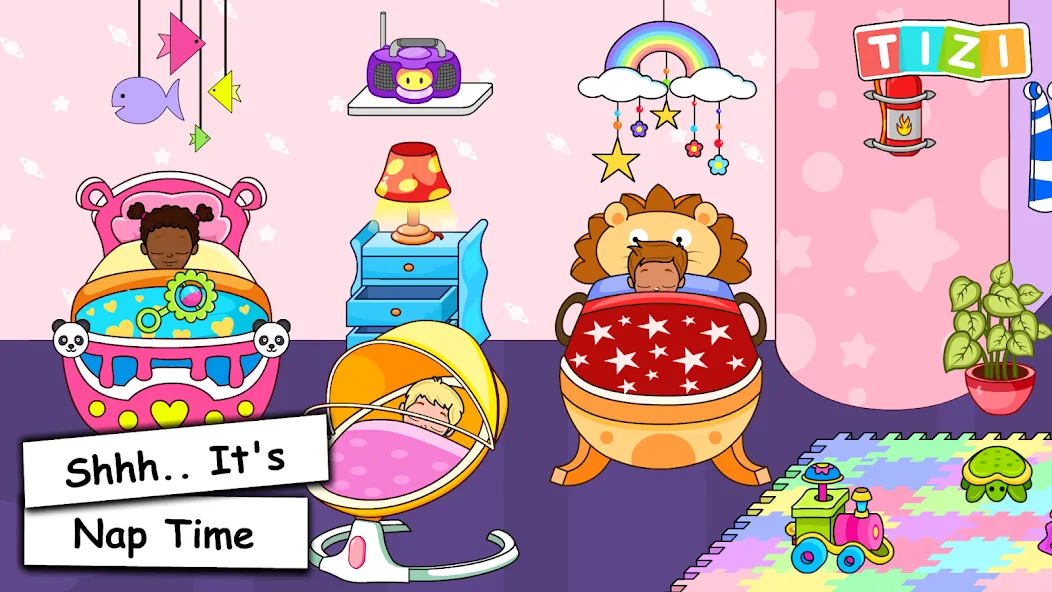 My Tizi Town Daycare Baby Game МОД/Взлом [Все открыто, Дополнительные деньги и Меню MOD] Screenshot 3
