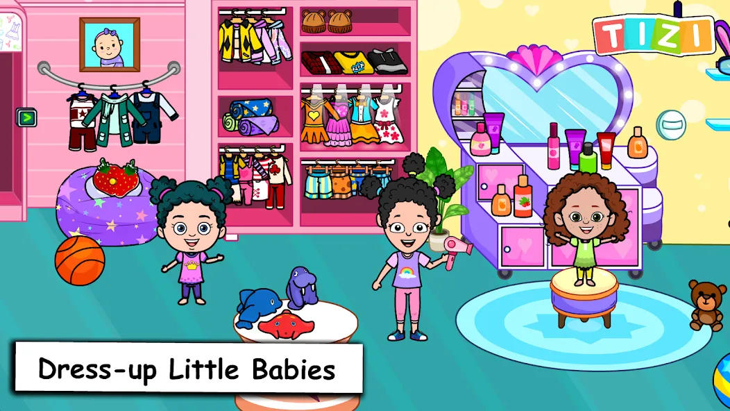 My Tizi Town Daycare Baby Game МОД/Взлом [Все открыто, Дополнительные деньги и Меню MOD] Screenshot 4
