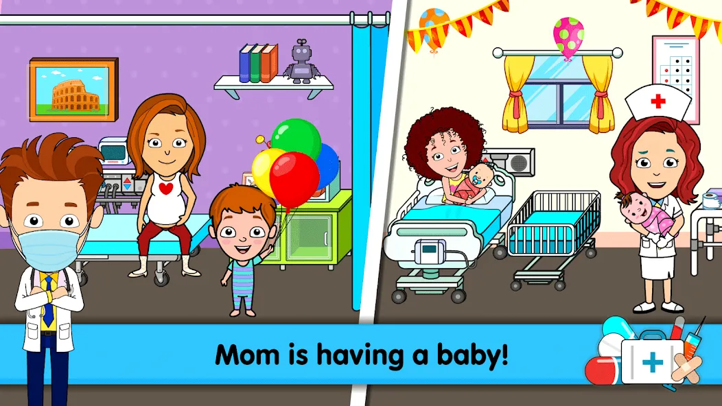 My Hospital Town Doctor Games МОД/Взлом [Деньги, Монеты и Меню MOD] Screenshot 2