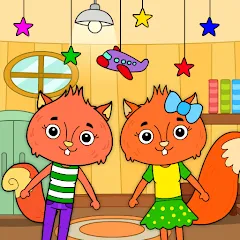 Скачать взломанную Animal Town - My Squirrel Home на Андроид с бесконечными деньгами