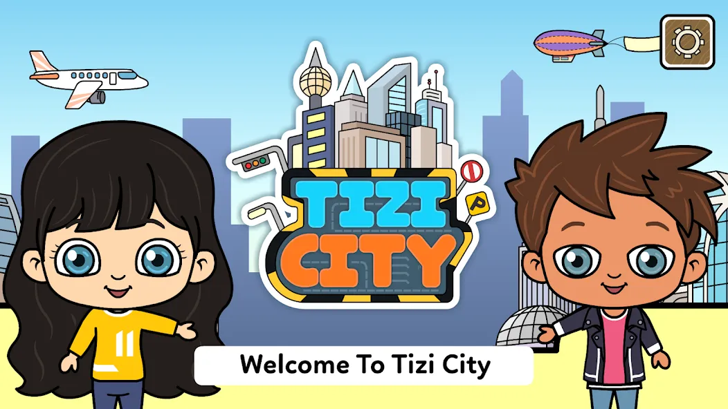 My Tizi City - Town Life Games МОД/Взлом [Меню, Бесконечные монеты и Открытые уровни] Screenshot 1