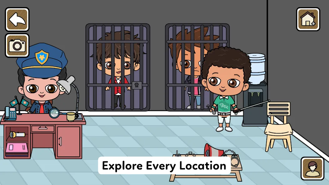 My Tizi City - Town Life Games МОД/Взлом [Меню, Бесконечные монеты и Открытые уровни] Screenshot 2