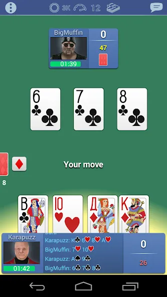 Burkozel card game online МОД/Взлом [Деньги, Монеты и Меню MOD] Screenshot 2