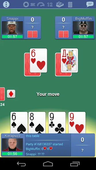 Burkozel card game online МОД/Взлом [Деньги, Монеты и Меню MOD] Screenshot 4