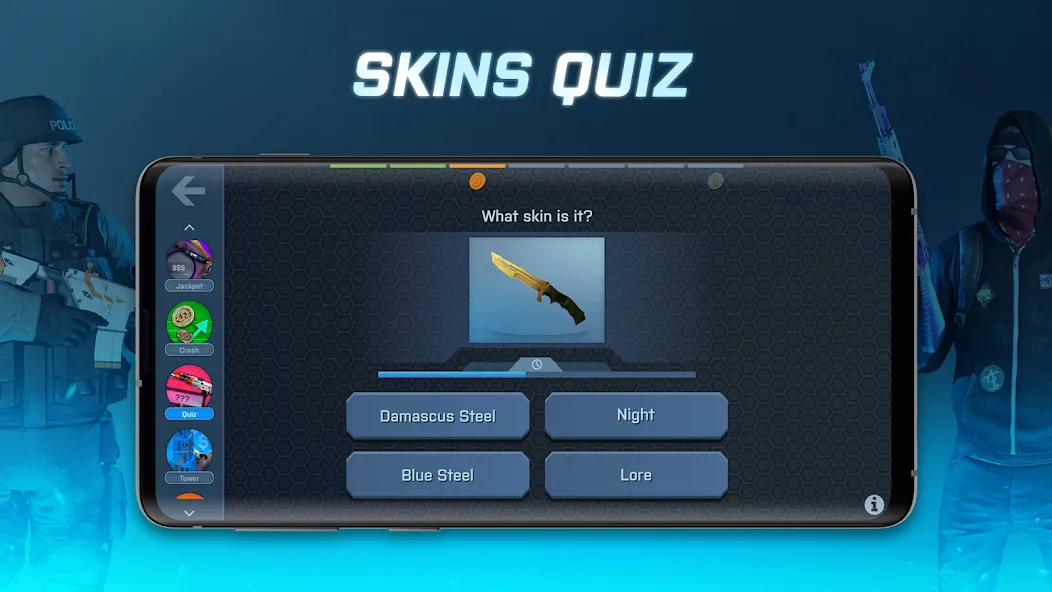 Case Opener - skins simulator (Кейс Опенер) МОД/Взлом [Все открыто, Дополнительные деньги и Меню MOD] Screenshot 5