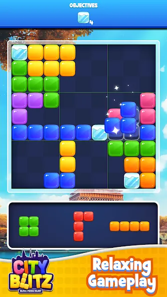 City Blitz-Block Puzzle Blast (Блок Головоломка Кинг) МОД/Взлом [Все открыто, Дополнительные деньги и Меню MOD] Screenshot 2