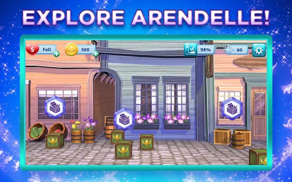 Disney Frozen Adventures (Дисней) МОД/Взлом [Много монет, Открытые уровни и Мега MOD] Screenshot 5