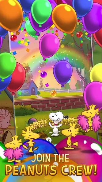 Bubble Shooter - Snoopy POP! (Бабл шутер) МОД/Взлом [Бесконечные деньги, Монеты и Мега MOD] Screenshot 5