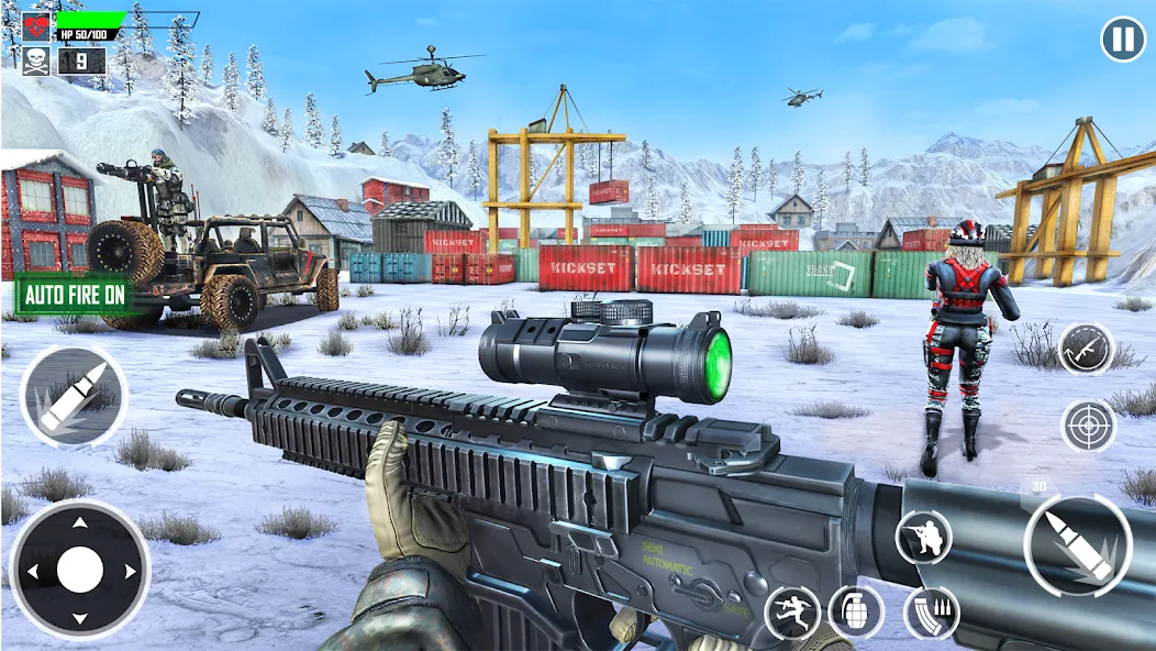 First Person Shooter Mode МОД/Взлом [Все открыто, Дополнительные деньги и Меню MOD] Screenshot 2