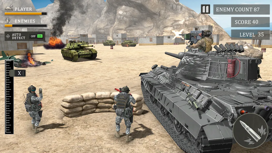 Tank Fury: Battle of Steels МОД/Взлом [Деньги, Монеты и Меню MOD] Screenshot 1