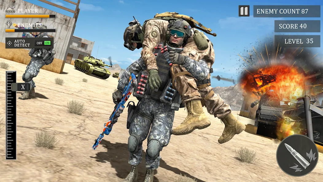Tank Fury: Battle of Steels МОД/Взлом [Деньги, Монеты и Меню MOD] Screenshot 3