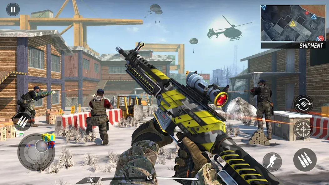 Gun Game: Hero FPS Shooter МОД/Взлом [Деньги, Монеты и Меню MOD] Screenshot 3
