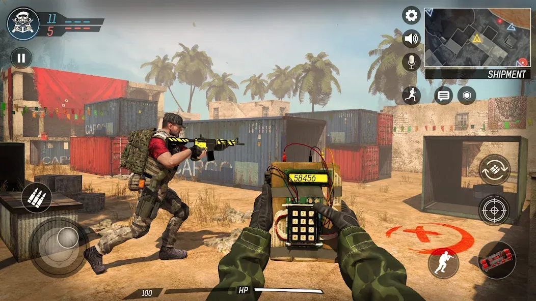 Gun Game: Hero FPS Shooter МОД/Взлом [Деньги, Монеты и Меню MOD] Screenshot 4