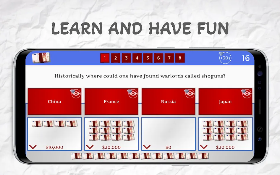 Money Drop - Trivia Quiz Game (Мани Дроп) МОД/Взлом [Деньги, Монеты и Меню MOD] Screenshot 1