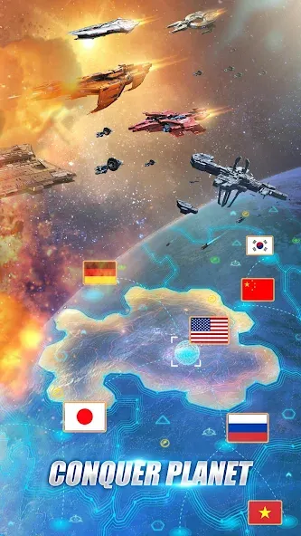 Galaxy Battleship (Гэлакси Батлшип) МОД/Взлом [Меню, Бесконечные монеты и Открытые уровни] Screenshot 4