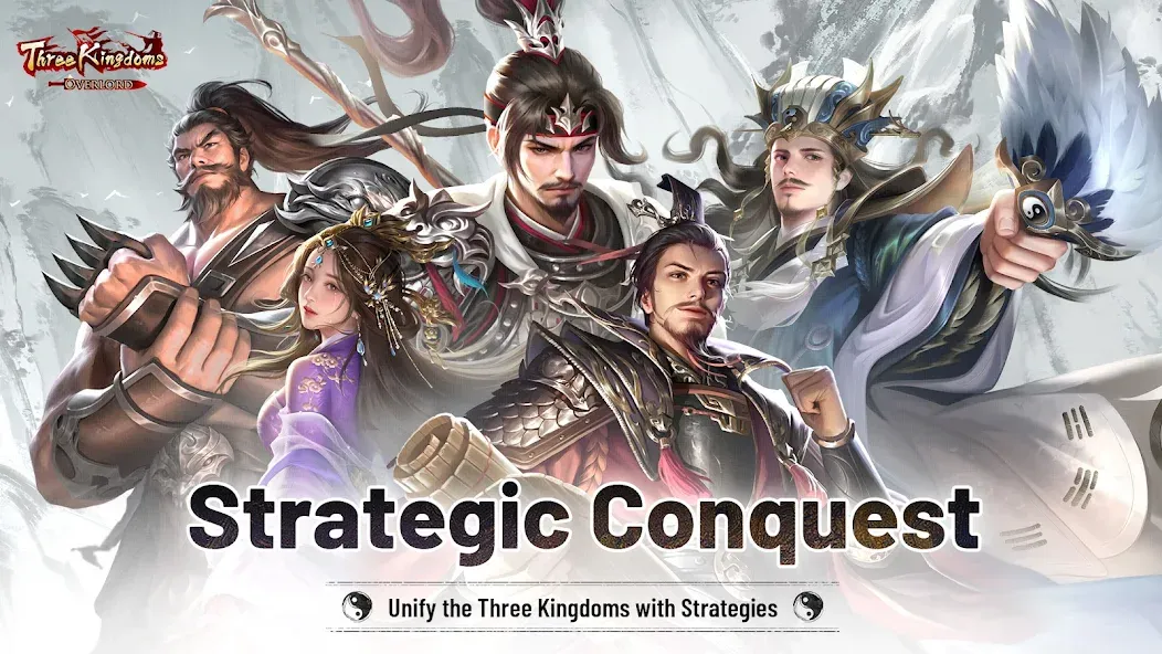 Three Kingdoms: Overlord (Три Королевства) МОД/Взлом [Много монет, Открытые уровни и Мега MOD] Screenshot 1