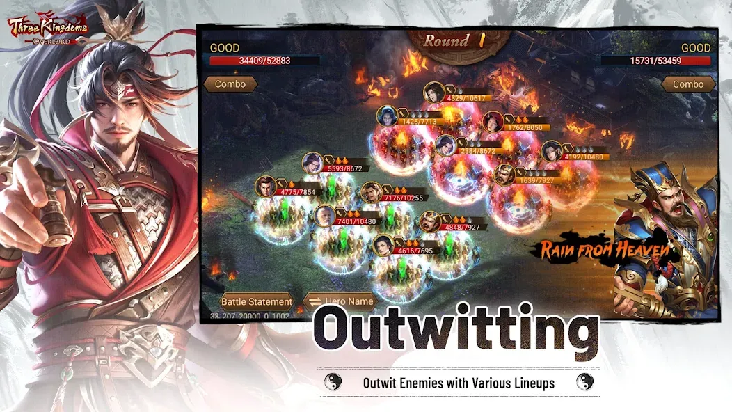 Three Kingdoms: Overlord (Три Королевства) МОД/Взлом [Много монет, Открытые уровни и Мега MOD] Screenshot 3
