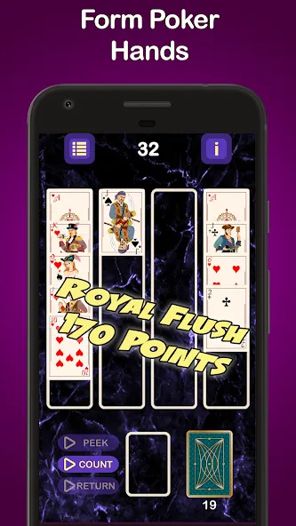 Puzzle Poker Joker's Wild МОД/Взлом [Меню, Бесконечные монеты и Открытые уровни] Screenshot 2