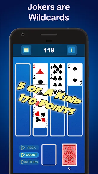 Puzzle Poker Joker's Wild МОД/Взлом [Меню, Бесконечные монеты и Открытые уровни] Screenshot 3