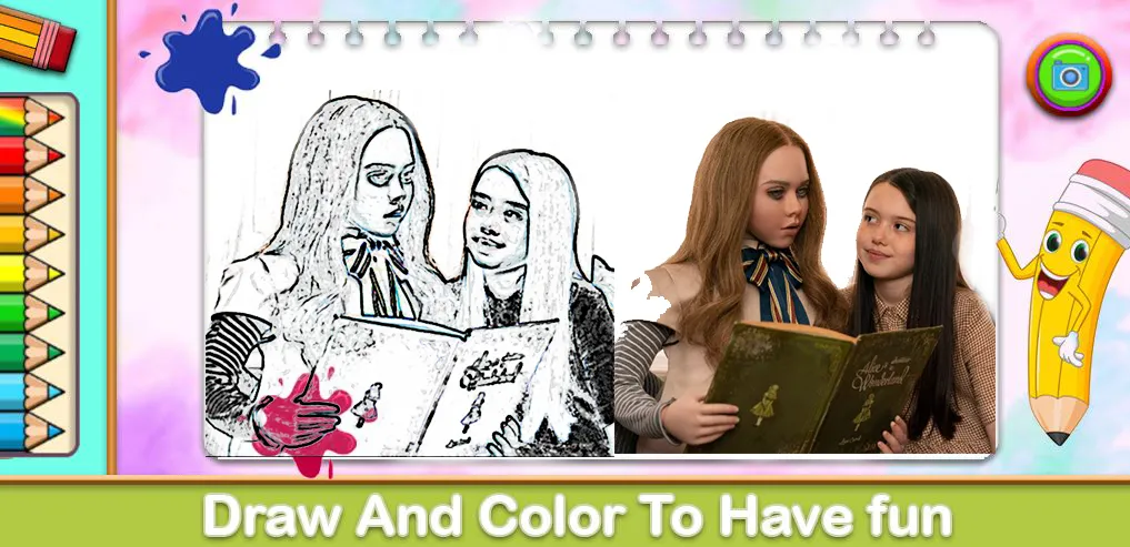 Megan Coloring Game (Меган Колоринг Гейм) МОД/Взлом [Деньги, Монеты и Меню MOD] Screenshot 2