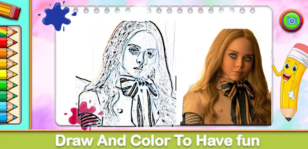 Megan Coloring Game (Меган Колоринг Гейм) МОД/Взлом [Деньги, Монеты и Меню MOD] Screenshot 3