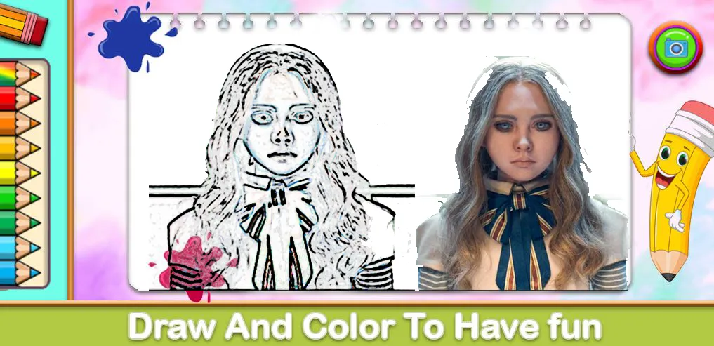 Megan Coloring Game (Меган Колоринг Гейм) МОД/Взлом [Деньги, Монеты и Меню MOD] Screenshot 4