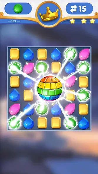 Dragondodo - Jewel Blast МОД/Взлом [Все открыто, Дополнительные деньги и Меню MOD] Screenshot 1