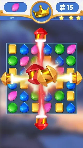 Dragondodo - Jewel Blast МОД/Взлом [Все открыто, Дополнительные деньги и Меню MOD] Screenshot 3