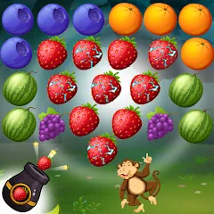 Скачать Взломанная Fruits Shooter Pop (много денег) на Андроид бесплатно