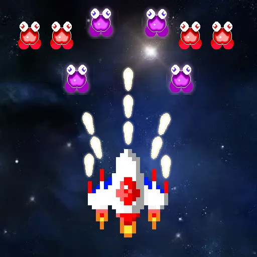 Galaxiga Retro Arcade Action (Галаксига Ретро Аркейд Экшн) МОД/Взлом [Много денег, Монет и Все открыто] Screenshot 5