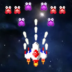 Скачать Galaxiga Retro Arcade Action взлом на много денег и кристаллов на Андроид
