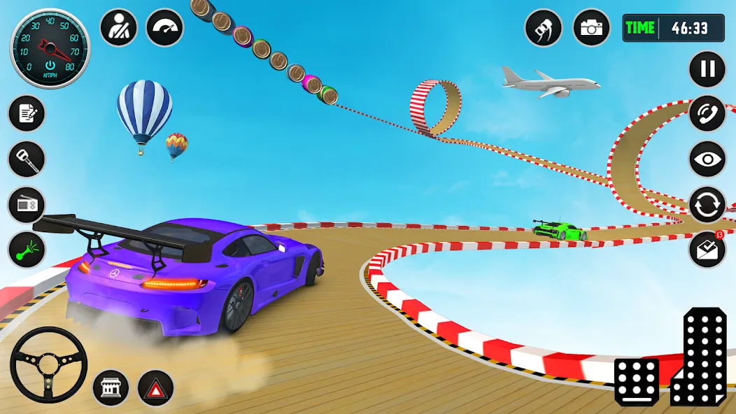 Ramp Car Stunt Racing Game (Крейзи Кар Стантс) МОД/Взлом [Деньги, Монеты и Меню MOD] Screenshot 4