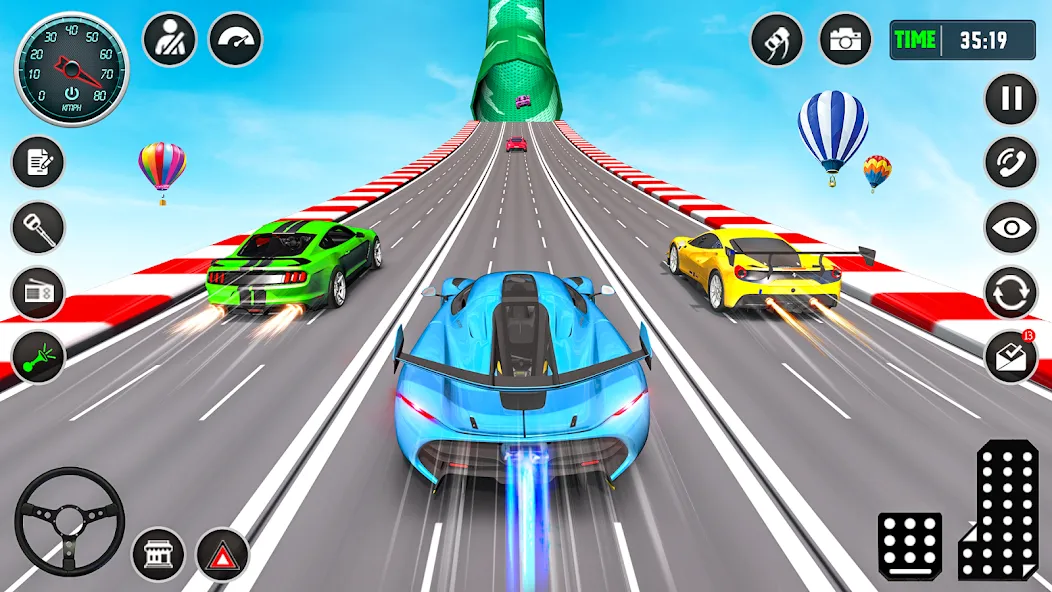 Ramp Car Stunt Racing Game (Крейзи Кар Стантс) МОД/Взлом [Деньги, Монеты и Меню MOD] Screenshot 5