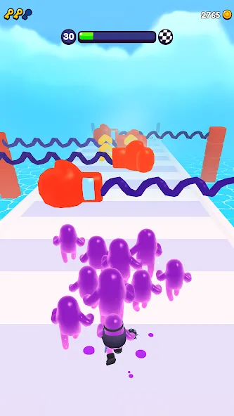 Join Blob Clash 3D: Mob Runner (Джойн Блоб Клаш 3D) МОД/Взлом [Деньги, Монеты и Меню MOD] Screenshot 2